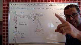 MÉTODO DE SEPARAÇÃO  DESTILAÇÃO FRACIONADA  COLUNA DE FRACIONAMENTO [upl. by Heall]