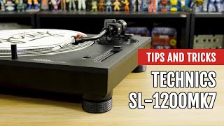 Technics SL1200MK7  Review  Tips and Tricks [upl. by Brindell]