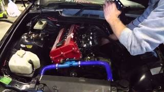 BMW E36 318is rebuilt M42 B18 w ITBs running E85 [upl. by Angeline]