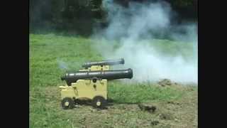 18th Century Naval Artillery 3Pounder Cannon Live Fire [upl. by Hartmann]