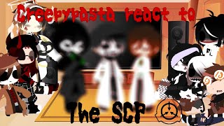 Creepypasta React to ✨SCP✨Yes this is LaZy THIS IS OLD ASF [upl. by Lokin]