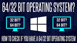 How to Check if You Have a 64 Bit or 32 Bit Operating System in Windows 10 [upl. by Nepil]