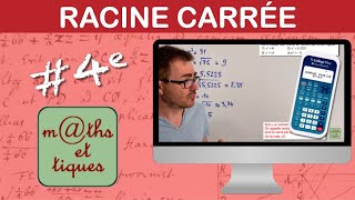 Calculer une racine carrée  Quatrième [upl. by Waldemar]