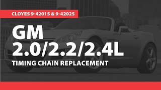 GM 202224L Timing Chain Replacement Cloyes 94201S amp 94202S [upl. by Sirovat699]