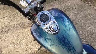 Daelim VT 125 Custom Chopper [upl. by Nnylylloh]