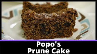 Prune Cake  Old Time Favorite  MOIST and DELICIOUS Recipe [upl. by Aketahs]