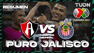 Resumen y goles  Atlas vs Chivas  CL2023  4tos  TUDN [upl. by Aronle993]