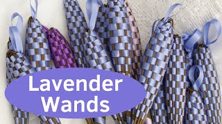 How to Weave a Lavender Wand  full stepbystep version [upl. by Dusza462]