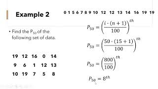 Percentile for ungrouped data [upl. by Nahpets]