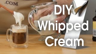 DIY whipped cream in 60 seconds [upl. by Xeno]