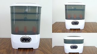 How To Use the Baby Brezza Sterilizer and Dryer Advanced and Review [upl. by Attena]