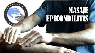 Masaje para epicondilitis o codo de tenista [upl. by Wey497]