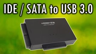 Ugreen IDE  SATA to USB 30 Converter Review and Demonstration [upl. by Ahsiakal302]