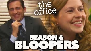 Season 6 BLOOPERS  The Office US  Comedy Bites [upl. by Emarej]