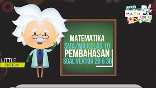 Matematika Peminatan  Vektor Pembahasan Soal [upl. by Ahsaten418]