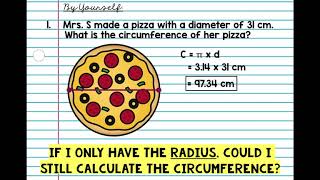 Calculating Circumference of a Circle Grade 7 [upl. by Deina245]