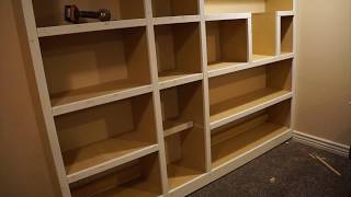 Building a Custom BuiltIn Bookcase [upl. by Auqinahs]