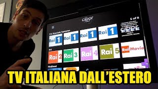 Come GUARDARE LA TV ITALIANA dallESTERO sul TV GRATIS PEZZOTTO LEGALE SERVIZIO IENE [upl. by Emirac]