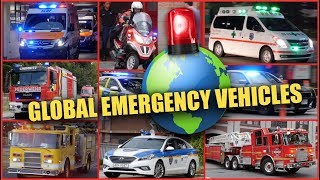 BEST OF  Emergency Vehicles Around The World [upl. by Nyrol]