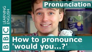 Pronunciation How to pronounce would you [upl. by Yelknirb]