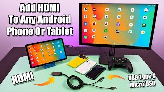 Add HDMI to any Android Phone Or Tablet with this 20 Adapter [upl. by Innavoig]