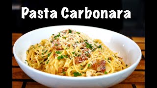 How To Make Pasta Carbonara  Spaghetti Carbonara Recipe Carbonara MrMakeItHappen PastaCarbonara [upl. by Garry]