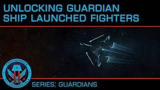 Unlocking the Guardian Ship Launched Fighters Elite Dangerous Tutorial [upl. by Illoh]