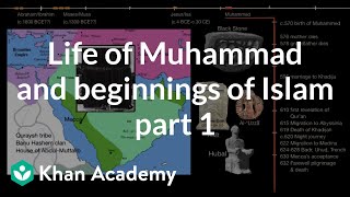 Life of Muhammad and beginnings of Islam part 1  World History  Khan Academy [upl. by Merari]