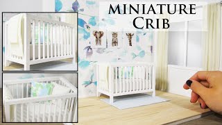 DIY Miniature  Crib [upl. by Attalie651]