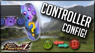 How To Change Controller Config on Monster Hunter Frontier Z  MHFZ Xbox and Ps4 controller [upl. by Perdita]