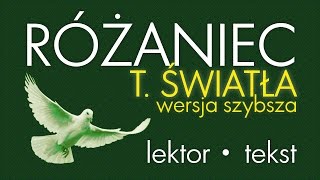 Różaniec  Tajemnice ŚWIATŁA  wersja SZYBSZA [upl. by Moersch]