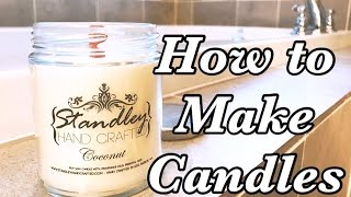 How to make scented candles  Candle making basics 101 [upl. by Tade]