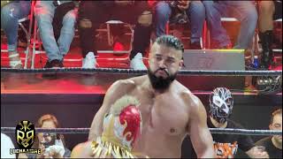 Andrade quotEL IDOLOquot vs El Hijo De El Santo [upl. by Enimsay]