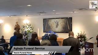 Folarin Agbaje Funeral Service [upl. by Eenafets]