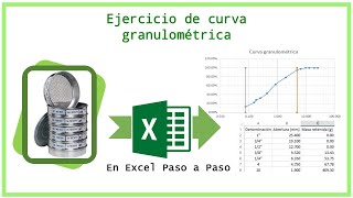 Curva granulométrica  Excel paso a paso [upl. by Eislek]