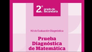 2DO DE SECUNDARIA  PRUEBA DIAGNOSTICO DE MATEMATICA  RETROALIMENTACION [upl. by Torres309]