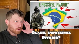 BRASIL é impossível INVADIR AMERICANO reage ao EXÉRCITO BRASILEIRO [upl. by Ronel]