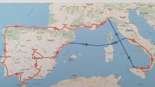 Viaggio in motoTour 2019 Francia Spagna Portogallo [upl. by Helbonnah]