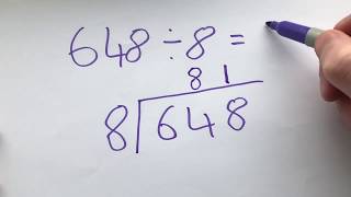 How to divide using short division  the Bus Stop Method [upl. by Letsirc]