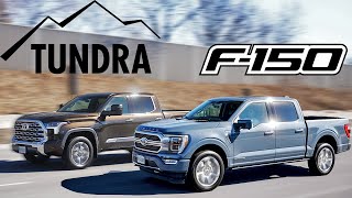 2023 Ford F150 Powerboost Why It Beats the Toyota Tundra Platinum [upl. by Simonne]