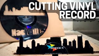 Cutting Vinyl Record with CNC [upl. by Madelin]