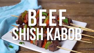 BEST Beef Shish Kabob Recipe  The Mediterranean Dish [upl. by Aenert]