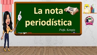 La nota periodística [upl. by Adav]