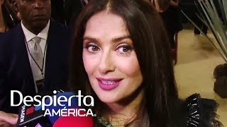 Salma Hayek está feliz con su serie Monarca aunque su familia no tanto [upl. by Guillermo]