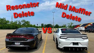 Resonator vs Muffler Delete Which Sounds Better [upl. by Annekahs]