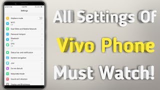 All Settings Of Vivo Phones Must Watch Vivo User [upl. by Anire]