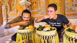 Royal Balinese Food  AMAZING INDONESIAN FOOD at The Palace in Bali Indonesia [upl. by Eldin519]