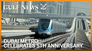 Dubai Metro celebrates 5th anniversary [upl. by Hobey5]