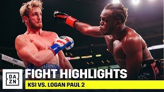 HIGHLIGHTS  KSI vs Logan Paul 2 [upl. by Hafeetal]