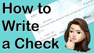 How to WRITE A CHECK  The Right Way to Write Dollars amp Cents [upl. by Icart]